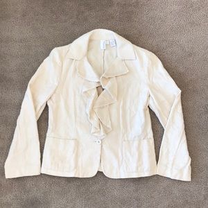 DKNY 100% cotton blazer